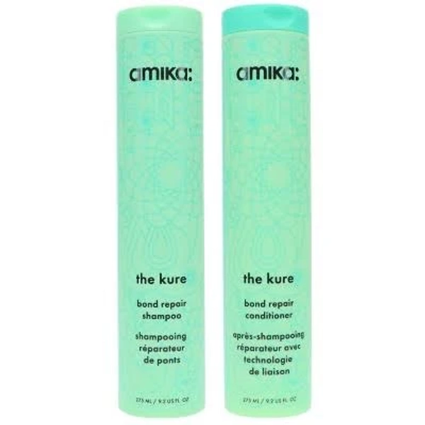 Amika The Kure Bond Repair Shampoo and Conditioner Combo Pack