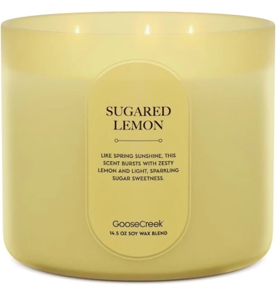 Goose Creek Sugared Lemon Scented Candle