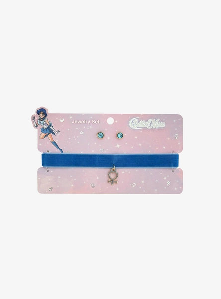 Pretty Gaurdian Sailor Moon Sailor Mercury Jewelry Set