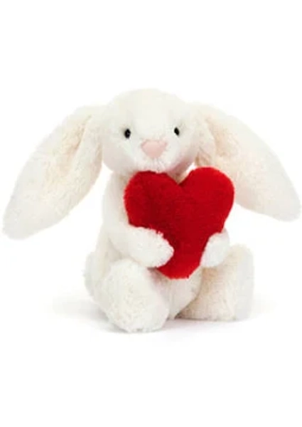Jellycat Bashful Red Love Heart Bunny