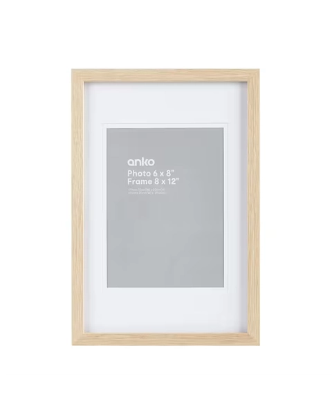 Photo Frame - Oak Look - Oak - One Size