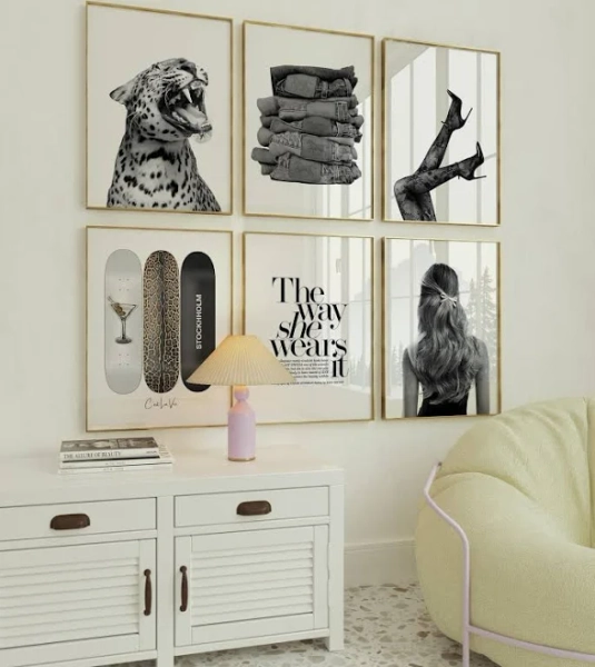 Stockholm Gallery Wall Pack of 6