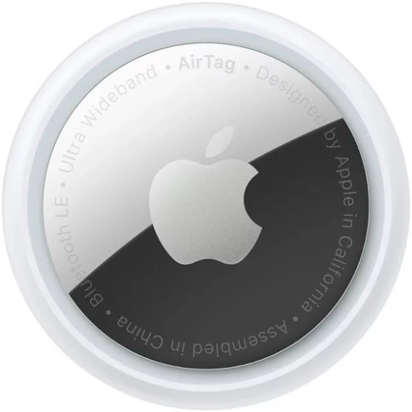 Apple Airtag - 1 Pack | Plastic | Black | Fabric | Holder