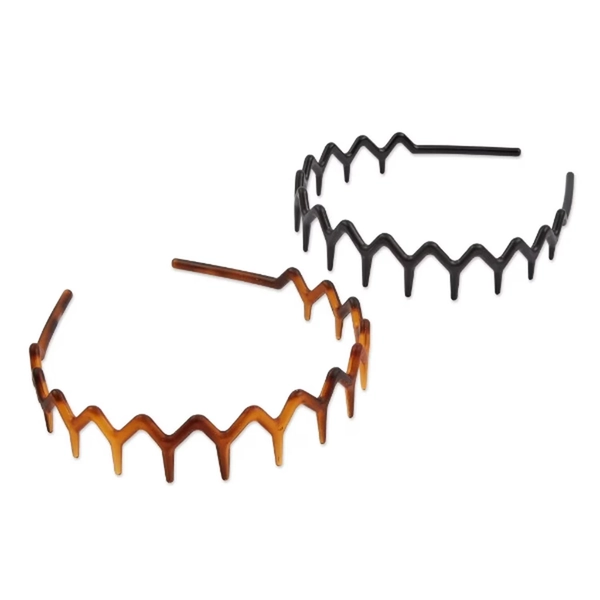 Scunci Effortless Beauty Teethcomb Headband, Multicolor, 2 Count - Walmart.com