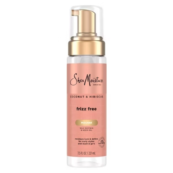 SheaMoisture Coconut and Hibiscus Frizz-Free Curl Mousse - 7.5 fl oz