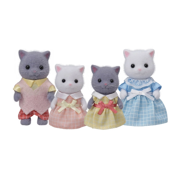 Calico Critters 4-Member Family Collectible Doll Figures for Ages 3+, Various Figures