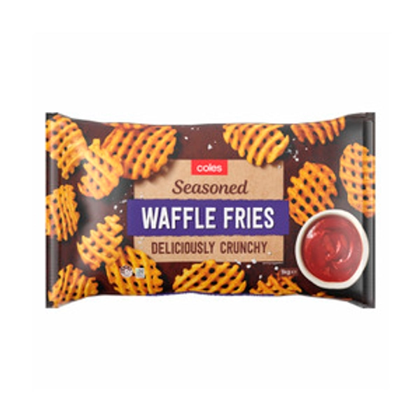 Coles Frozen Waffle Fries | 1kg