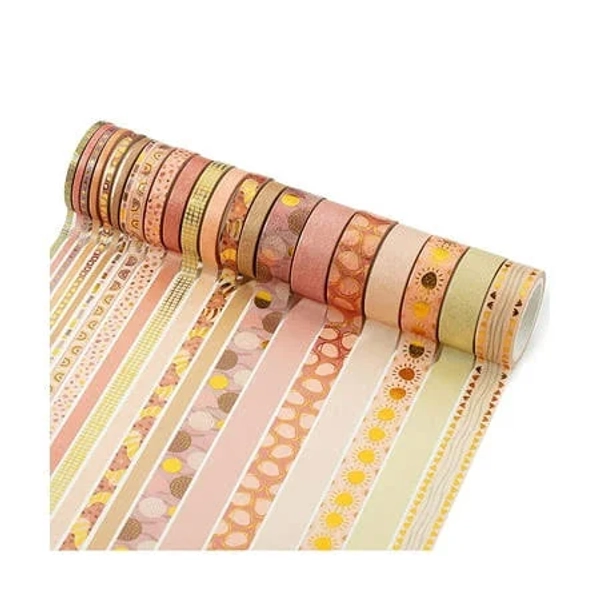 Washi Tape Set 21 Roll Boho Design Decorative Tape
