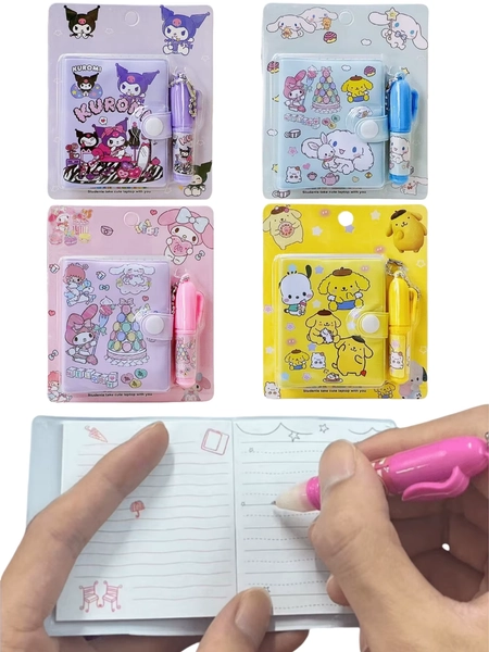 1/4/8/16pcs Notebook Kuromi Melody Journal Small Size Kawaii Miini Portable Ledger School Supplies Stationery Birthday Gifts - AliExpress 26