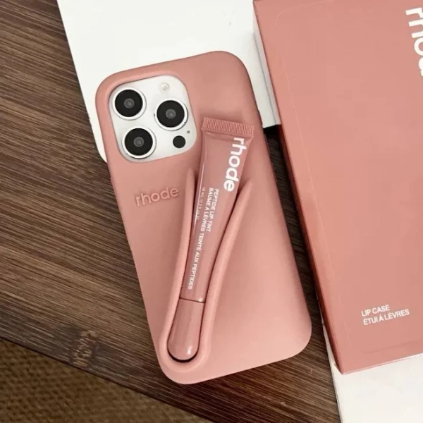 Rhode Minimalist Soft Silicone Phone Case Rhode Liptint Case With Box Toast / iPhone 13