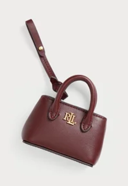 LEATHER MARCY CHARM - Porta-chaves - dark garnet