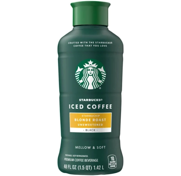 Starbucks Premium Unsweetened Blonde Roast Iced Coffee