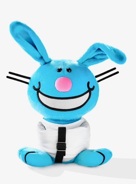 It's Happy Bunny Straitjacket Plush