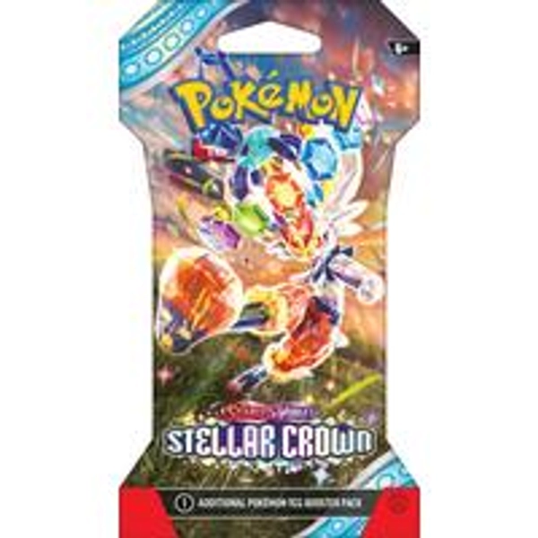 Pokemon Trading Card Game: Scarlet and Violet Stellar Crown Sleeved Booster Pack (Styles May Vary)