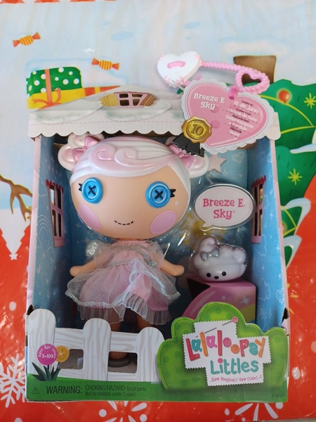Lalaloopsy Littles Doll 10th Anniversary - Breeze E. Sky with Pet Cloud