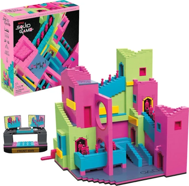 Squid Game Action Figure Building Set With 1707 Pieces, Poseable