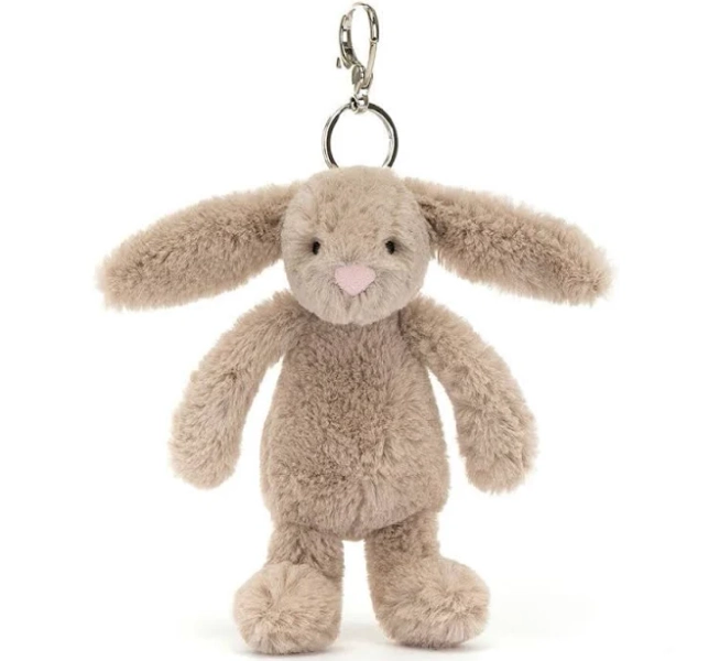 Bashful Bunny Jellycat Bag Charm