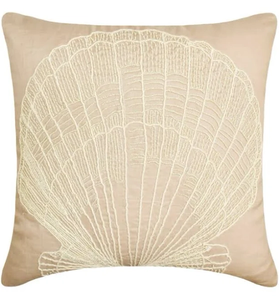 Sea Shell Throw Pillow Cover
