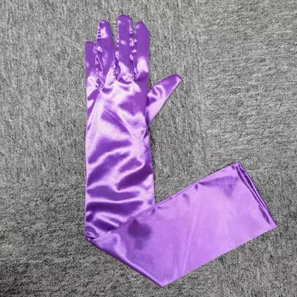 Elegant Multicolour Satin Long Opera Evening Ball Wedding Dress Accessories Spandex Women Elbow Performance Etiquette Gloves K14 - AliExpress 200000297