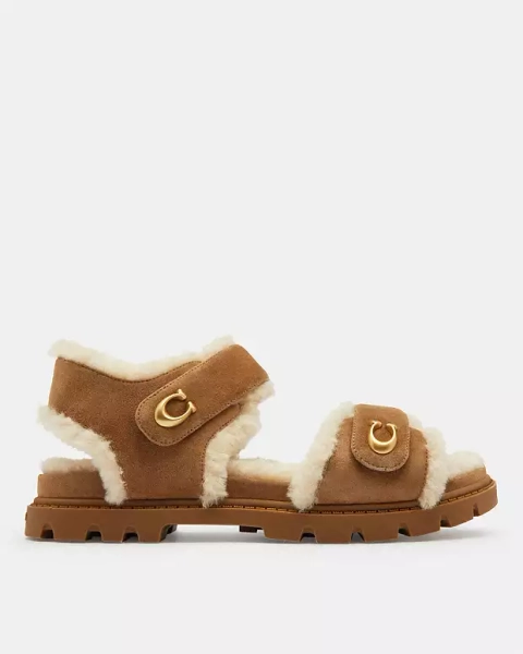 Coconut/Natural Brynn Sandal