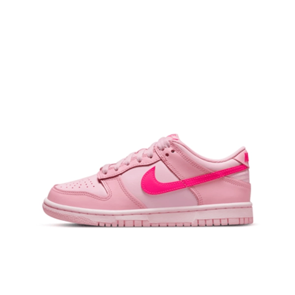 Nike Dunk Low Big Kids' Shoes in Pink | DH9765-600