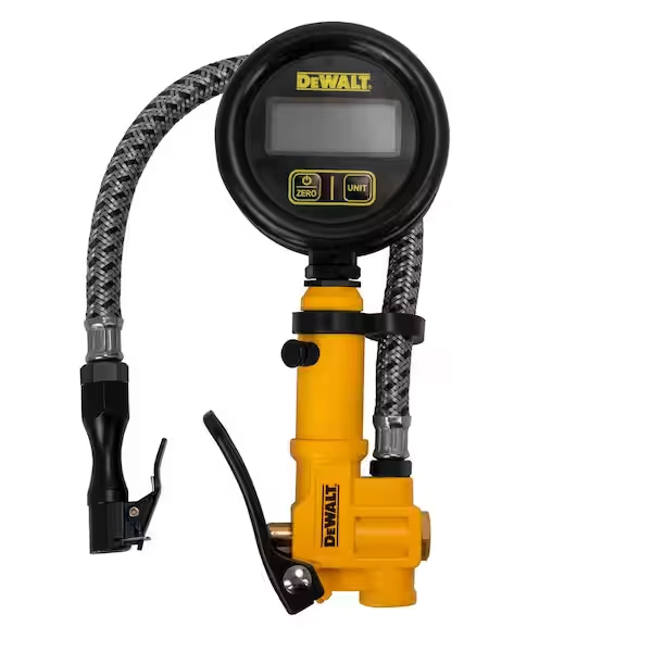 DEWALT DEWALT 2.5" Digital Inflator W/12" Br Hs DXCM024-0411