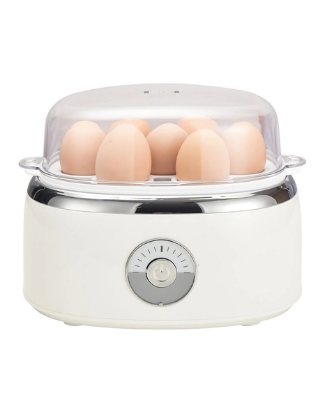Electric Egg Steamer in White
