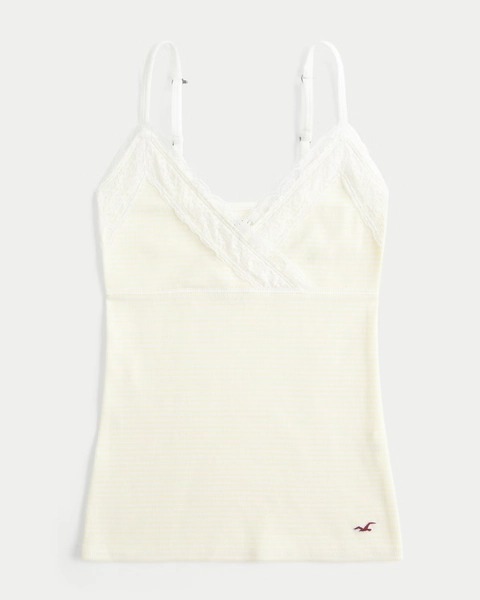 Wrap Lace Trim Layering Cami