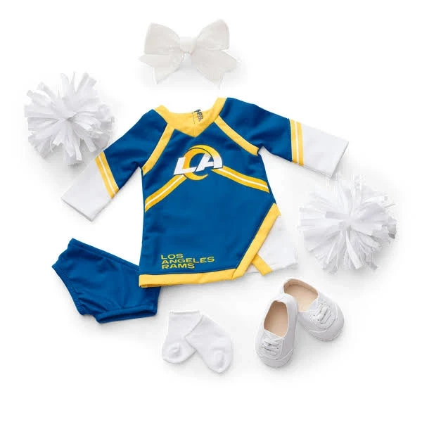 American Girl NFL Los Angeles Rams Cheer Uniform