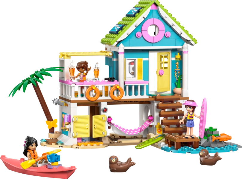 Beach House with Seals