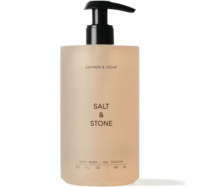 Salt & Stone Saffron & Cedar Body Wash