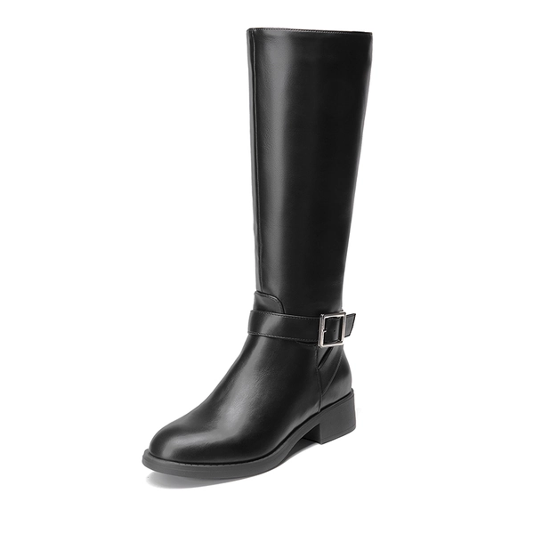 Side Zipper Knee High Riding Boots