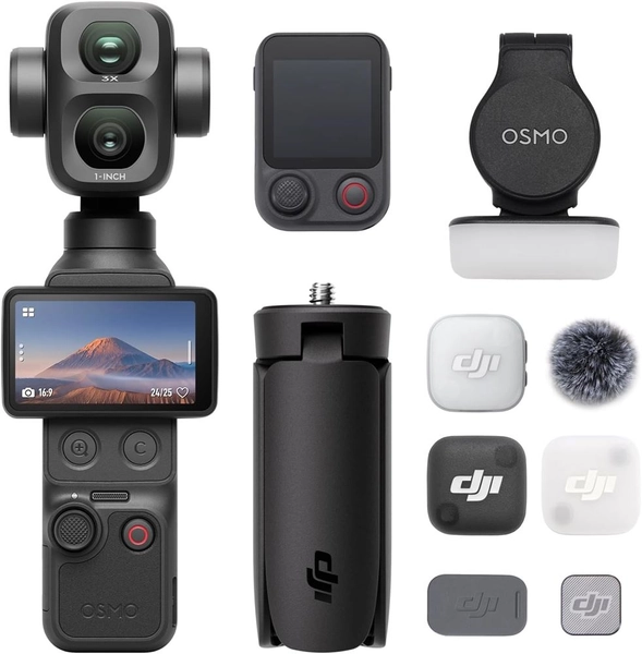 Caméra sport Dji Osmo Pocket 4P Vlog Combo Noir