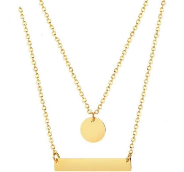 Women's Double Layered Neckalce Choker