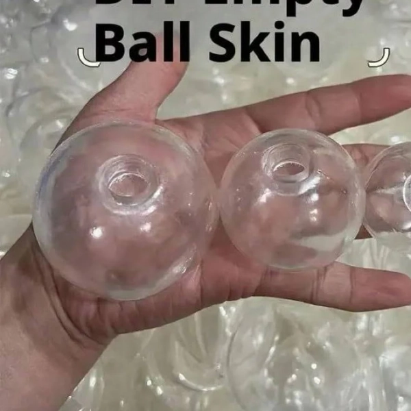 1PC Ultra Soft Ultra Thin 6cm Sphere Skin, Soft Squishy Toy With Milk Scent Hollow TPR Sphere Skin, DIY Elastic Ball Accessory, Water-Fillable Water