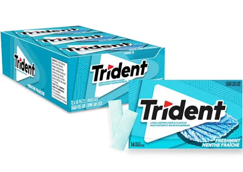 Trident Sugar-Free Freshmint Gum Slab