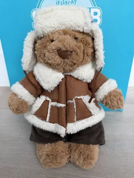 Jellycat Bartholomew Bear Alpine Exclusive Tags