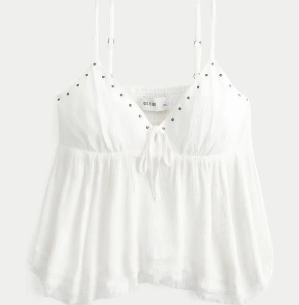 Hollister Women's Boho Ruffle Cami Top