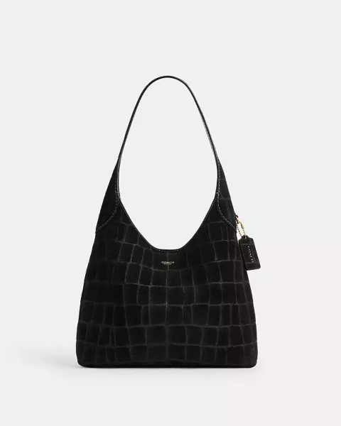 Brass/Black Brooklyn Shoulder Bag 28