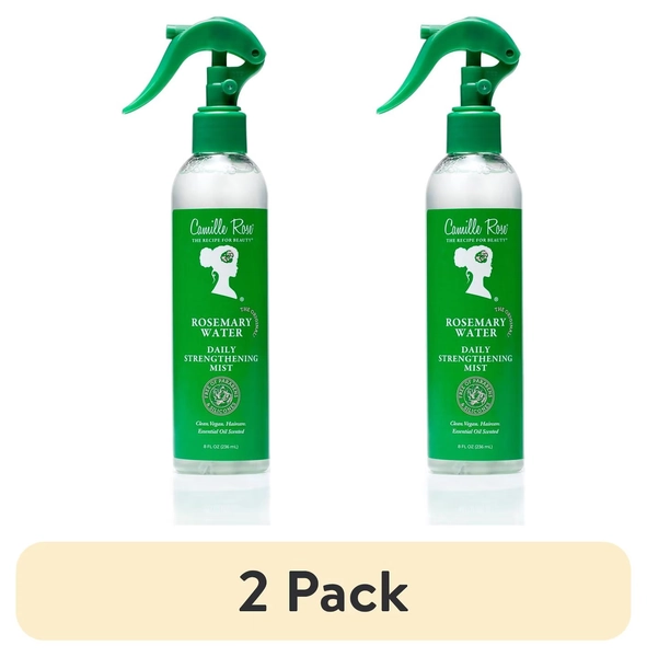 (2 pack) Camille Rose Rosemary Water Daily  Refresh & Hydrate Strengthening Mist Spray with Rosemary Oil & Peppermint Oil, 8oz - Walmart.com