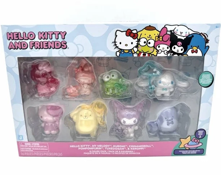 Hello Kitty Friends Series 2 8 Figure Pack Kuromi Cinnamoroll