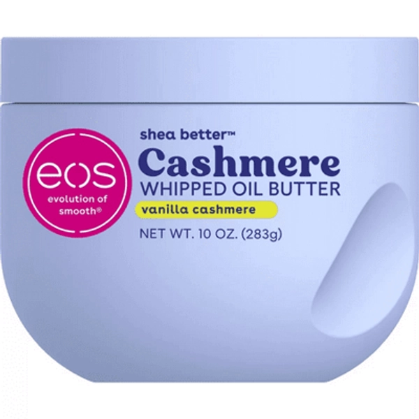 eos Vanilla Cashmere Whipped Body Butter  Rich Moisture  Deep Hydration for Dry Skin  10 oz