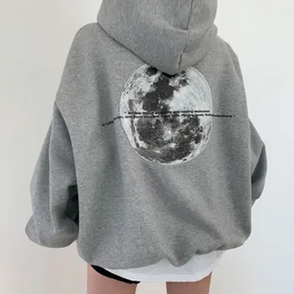 moon oversized hoodie