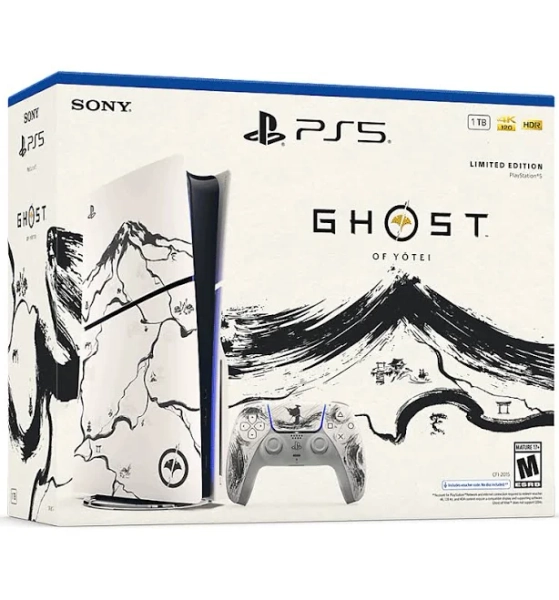 PlayStation 5 Console Ghost of Yotei Gold Limited Edition Bundle