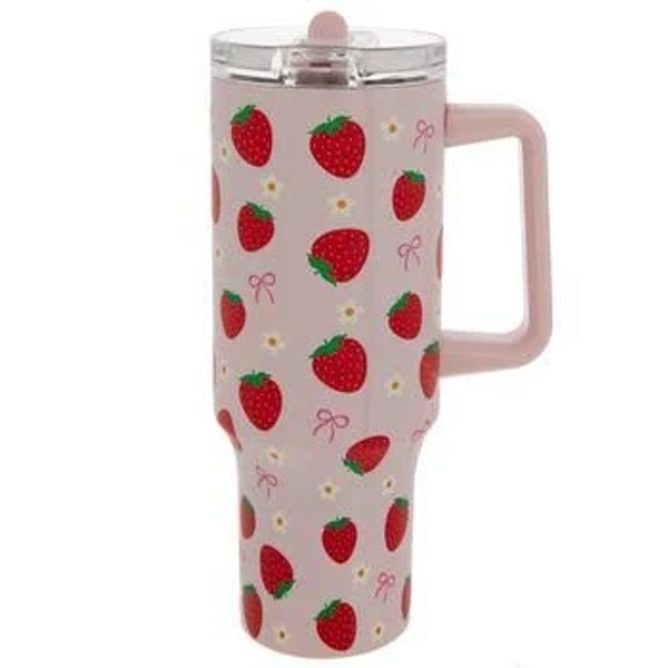 Scattered Strawberries Tumbler
