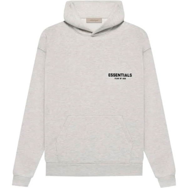 Fear of God Essentials Hoodie 'Light Oatmeal' | Grey | Men's Size XL