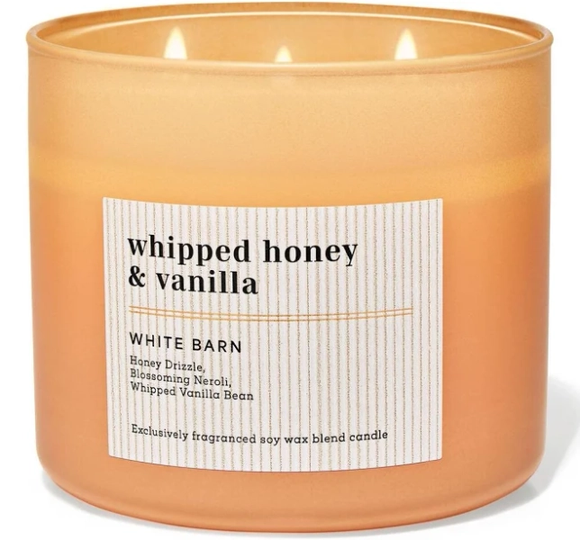 Bath & Body Works Whipped Honey & Vanilla Candle