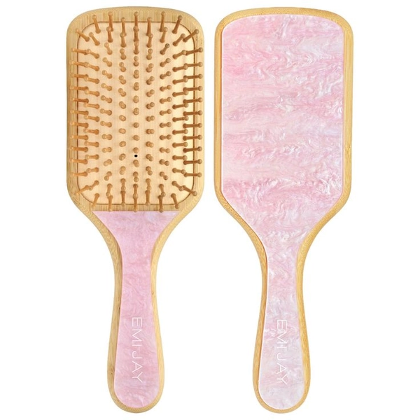 Bamboo Paddle Hair Brush in Pink Sugar - Emi Jay | Sephora in 2025 | Hair brush, Emi jay, Bamboo hair brush