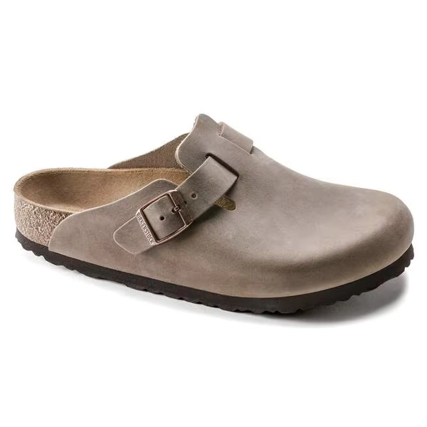 Boston Oiled Leather Tobacco Brown, Narrow EU 37