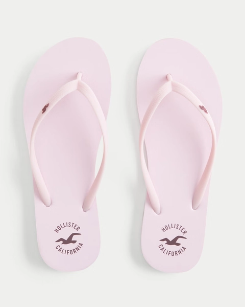 Rubber Logo Flip Flops